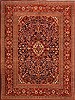 Kashan Red Hand Knotted 410 X 65  Area Rug 100-22496 Thumb 0