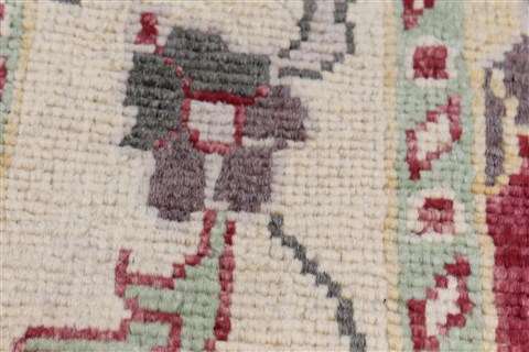 Pishavar Red Runner Hand Knotted 27 X 1111 Area Rug 250-22497 Image 9