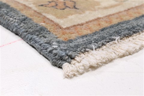 Chobi Blue Runner Hand Knotted 27 X 131 Area Rug 250-22498 Image 6