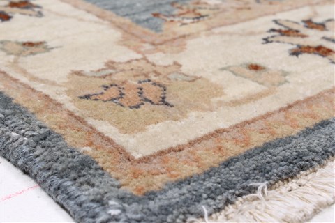 Chobi Blue Runner Hand Knotted 27 X 131 Area Rug 250-22498 Image 7