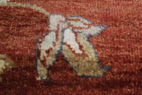Ziegler Brown Runner Hand Knotted 27 X 121 Area Rug 250-22504 Image 10