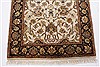 Kashan Beige Runner Hand Knotted 27 X 119  Area Rug 250-22506 Thumb 6