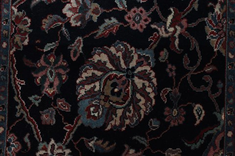 Tabriz Blue Runner Hand Knotted 25 X 116 Area Rug 250-22507 Image 4