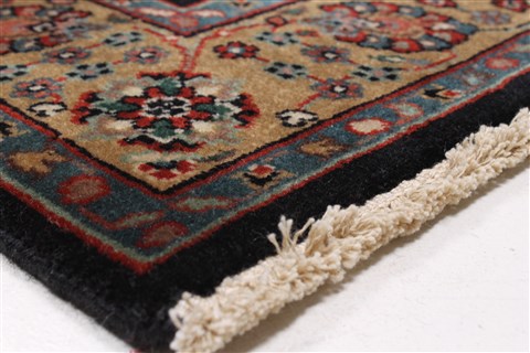 Tabriz Blue Runner Hand Knotted 25 X 116 Area Rug 250-22507 Image 7