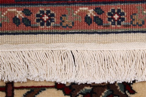 Tabriz Beige Runner Hand Knotted 28 X 1110 Area Rug 250-22515 Image 15
