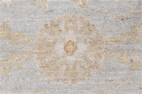 Chobi Blue Runner Hand Knotted 27 X 116 Area Rug 250-22533 Image 2