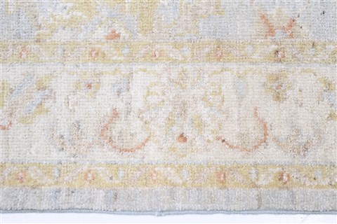 Chobi Blue Runner Hand Knotted 27 X 116 Area Rug 250-22533 Image 3