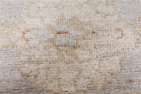 Chobi Blue Runner Hand Knotted 27 X 116 Area Rug 250-22533 Image 8