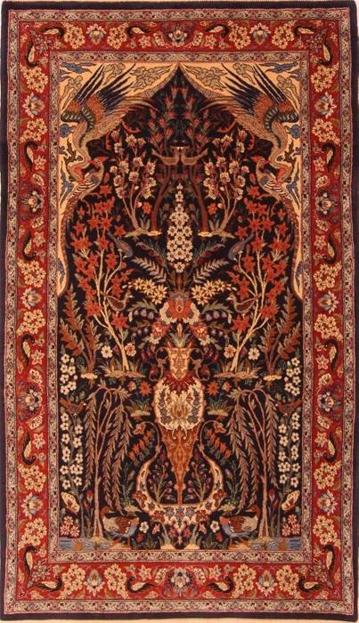 Kayseri Blue Hand Knotted 37 X 64 Area Rug 100-22552 Image 0