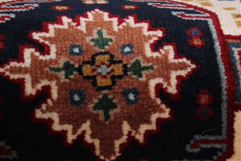 Karajeh Red Runner Hand Knotted 26 X 119 Area Rug 250-22557 Image 10