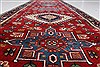 Karajeh Red Runner Hand Knotted 26 X 119  Area Rug 250-22557 Thumb 2