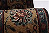 Tabriz Black Runner Hand Knotted 27 X 119  Area Rug 250-22562 Thumb 10