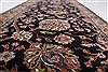 Tabriz Black Runner Hand Knotted 27 X 119 Area Rug 250-22562 Thumb 3