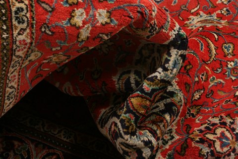Sarouk Red Hand Knotted 45 X 69 Area Rug 100-22569 Image 2