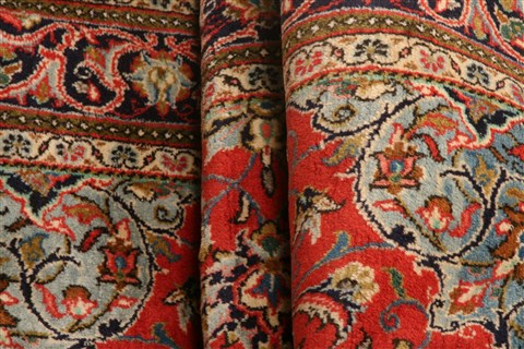 Sarouk Red Hand Knotted 45 X 69 Area Rug 100-22569 Image 4