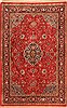 Sarouk Red Hand Knotted 45 X 69  Area Rug 100-22569 Thumb 0