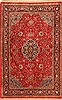 Sarouk Red Hand Knotted 45 X 69 Area Rug 100-22569 Thumb 0