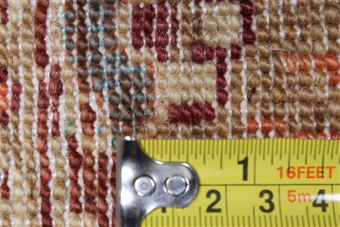 Pishavar Beige Runner Hand Knotted 25 X 97 Area Rug 250-22572 Image 1
