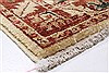 Pishavar Beige Runner Hand Knotted 25 X 97  Area Rug 250-22572 Thumb 7