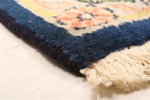 Varamin Orange Hand Knotted 49 X 66 Area Rug 100-22581 Image 10