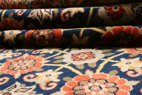 Varamin Orange Hand Knotted 49 X 66 Area Rug 100-22581 Image 4