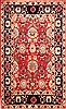 Varamin Red Hand Knotted 47 X 76 Area Rug 100-22583 Thumb 0