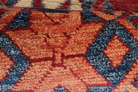 Kazak Red Runner Hand Knotted 26 X 94 Area Rug 250-22588 Image 10