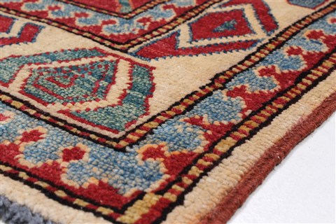 Kazak Red Runner Hand Knotted 26 X 94 Area Rug 250-22588 Image 8