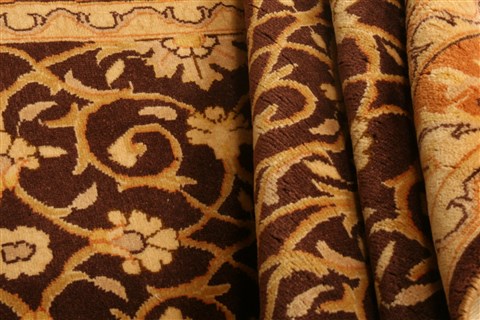 Pishavar Brown Hand Knotted 310 X 61 Area Rug 100-22591 Image 4