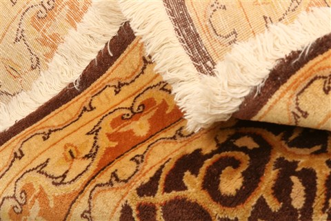 Pishavar Brown Hand Knotted 310 X 61 Area Rug 100-22591 Image 5