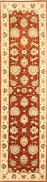 Ziegler Red Runner Hand Knotted 2'7" X 9'11"  Area Rug 250-22592