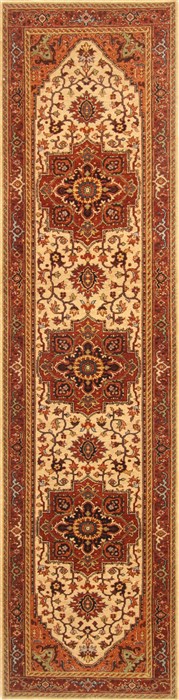 Serapi Orange Runner Hand Knotted 27 X 100  Area Rug 250-22594 Image 0