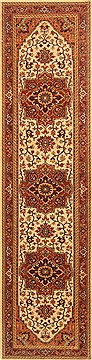 Serapi Orange Runner Hand Knotted 2'7" X 10'0"  Area Rug 250-22594