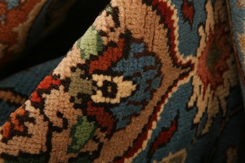 Tabriz Blue Hand Knotted 39 X 610  Area Rug 253-22596 Image 17