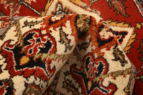 Heriz Orange Hand Knotted 35 X 64 Area Rug 100-22599 Image 8