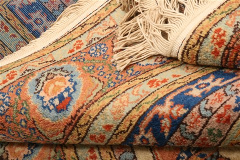 Tabriz Brown Hand Knotted 37 X 58 Area Rug 100-22603 Image 5