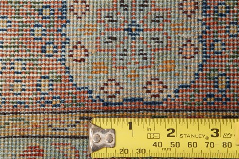 Tabriz Brown Hand Knotted 37 X 58 Area Rug 100-22603 Image 7
