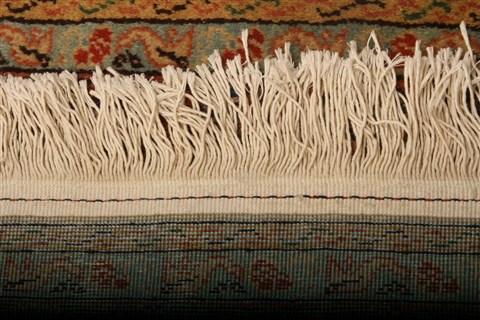 Tabriz Brown Hand Knotted 37 X 58 Area Rug 100-22603 Image 8