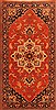 Heriz Orange Hand Knotted 34 X 66 Area Rug 100-22604 Thumb 0