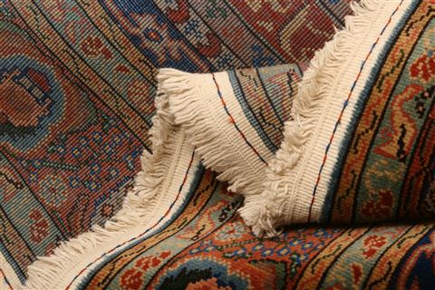 Tabriz Yellow Hand Knotted 37 X 55  Area Rug 253-22605 Image 4