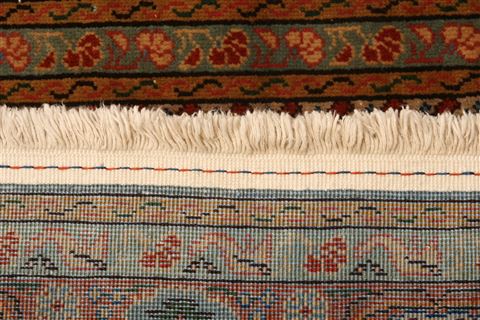 Tabriz Yellow Hand Knotted 37 X 55  Area Rug 253-22605 Image 7