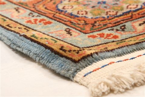 Tabriz Yellow Hand Knotted 37 X 55  Area Rug 253-22605 Image 8