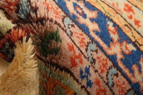 Tabriz Red Hand Knotted 36 X 59  Area Rug 253-22607 Image 2