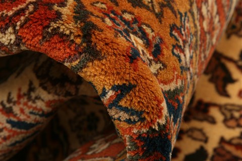 Tabriz Red Hand Knotted 42 X 58  Area Rug 253-22614 Image 11