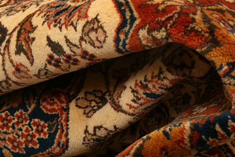 Tabriz Red Hand Knotted 42 X 58  Area Rug 253-22614 Image 12