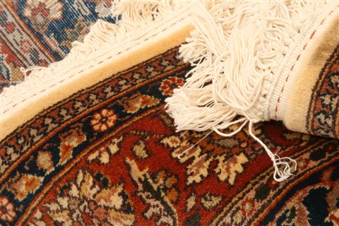 Tabriz Red Hand Knotted 42 X 58  Area Rug 253-22614 Image 6