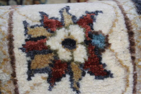 Ziegler Black Runner Hand Knotted 26 X 102  Area Rug 250-22618 Image 3