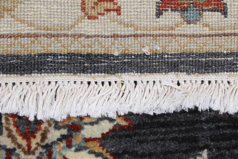 Ziegler Black Runner Hand Knotted 26 X 102  Area Rug 250-22618 Image 5