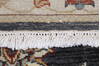 Ziegler Black Runner Hand Knotted 26 X 102  Area Rug 250-22618 Thumb 5