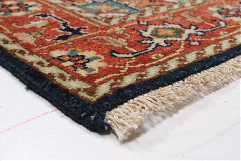 Serapi Blue Runner Hand Knotted 27 X 99 Area Rug 250-22619 Image 5